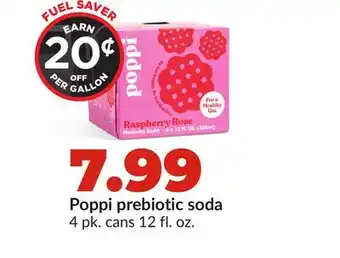 Hy-Vee Poppi prebiotic soda offer