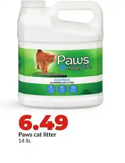 Hy-Vee Paws cat litter offer