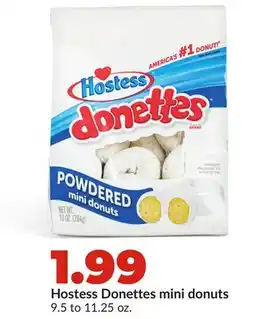 Hy-Vee Hostess Donettes mini donuts offer