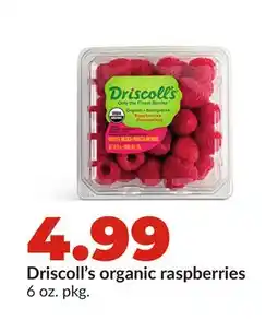 Hy-Vee Driscoll's organic raspberries offer