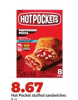 Hy-Vee Hot Pocket stuffed sandwiches offer