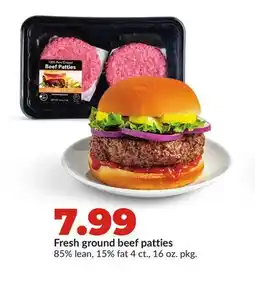 Hy-Vee Fresh ground beef patties offer