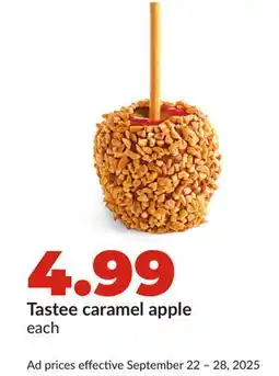 Hy-Vee Tastee caramel apple offer