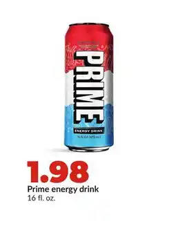 Hy-Vee Prime energy drink offer