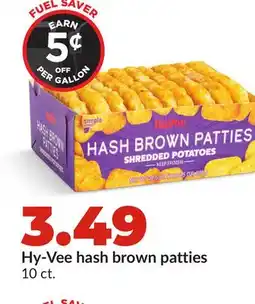 Hy-Vee Hy-Vee hash brown patties offer
