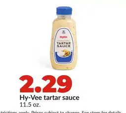 Hy-Vee Hy-Vee tartar sauce offer