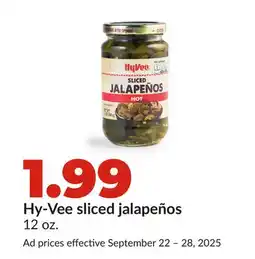 Hy-Vee Hy-Vee sliced jalapeños offer