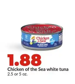 Hy-Vee Chicken of the Sea white tuna offer