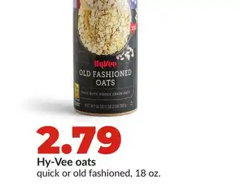Hy-Vee Hy-Vee oats offer