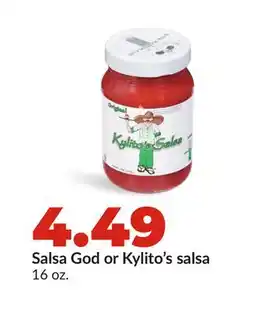 Hy-Vee Salsa God or Kylito's salsa offer