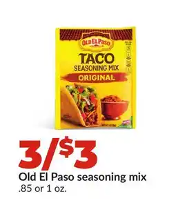 Hy-Vee Old El Paso seasoning mix offer