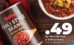 Hy-Vee Hy-Vee chili style or kidney beans offer