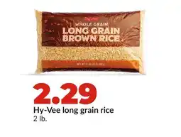 Hy-Vee Hy-Vee long grain rice offer