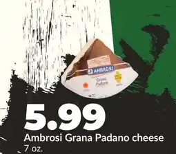Hy-Vee Ambrosi Grana Padano cheese offer