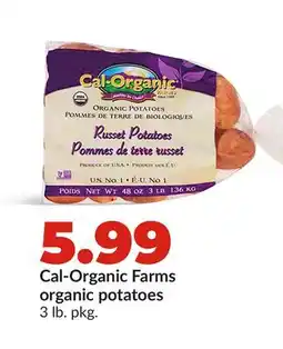 Hy-Vee Cal-Organic Farms organic potatoes offer