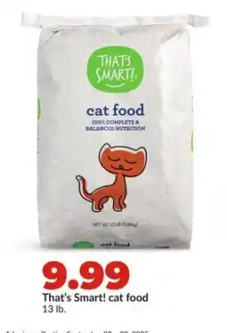 Hy-Vee That's Smart! cat food offer