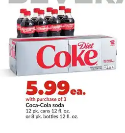 Hy-Vee Coca-Cola soda offer