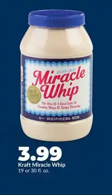 Hy-Vee Kraft Miracle Whip offer