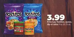 Hy-Vee Frito-Lay Tostitos, queso, dip or salsa offer