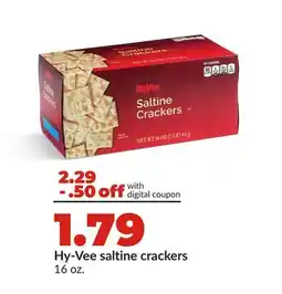 Hy-Vee Hy-Vee saltine crackers offer