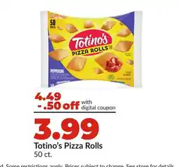 Hy-Vee Totino's Pizza Rolls offer