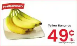 Albertsons Yellow Bananas offer