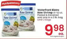 Albertsons Waterfront Bistro Raw Shrimp offer