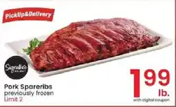 Albertsons Pork Spareribs offer