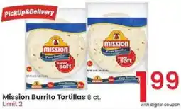 Albertsons Mission burrito tortillas offer