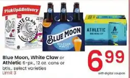 Albertsons Blue moon, white claw or athletic offer