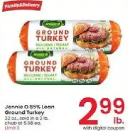 Albertsons Jennie o 85% lean ground turkey offer