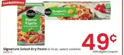 Albertsons Signature select dry pasta offer