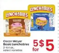 Albertsons Oscar Mayer Basic Lunchables offer