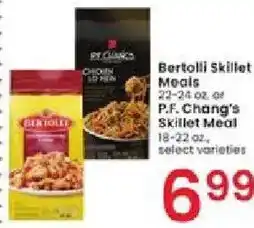 Albertsons Bertolli Skillet Meals or P.F. Chang's Skillet Meal offer