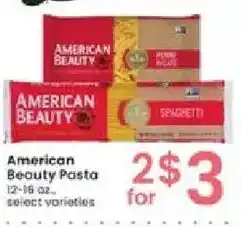 Albertsons American Beauty Pasta offer