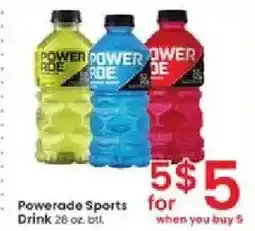 Albertsons Powerade Sports Drink offer