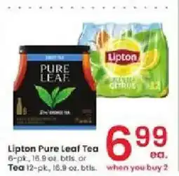 Albertsons Lipton Pure Leaf Tea offer