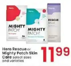 Albertsons Hero Rescue or Mighty Patch Skin Care offer