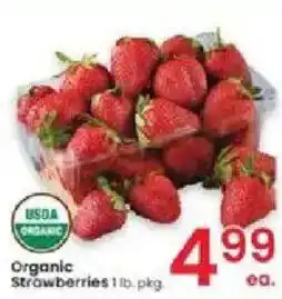 Albertsons Organic Strawberries offer