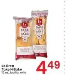 Albertsons La Brea Take N Bake offer