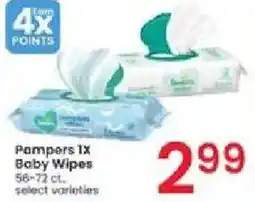 Albertsons Pampers 1X Baby Wipes offer