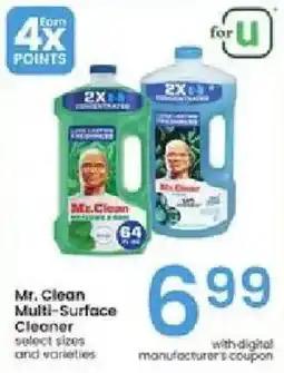 Albertsons Mr. Clean Multi-Surface Cleaner offer