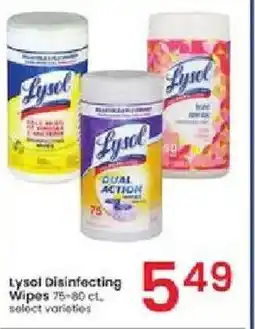 Albertsons Lysol Disinfecting Wipes offer