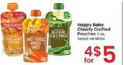 Albertsons Happy Baby Clearly Crafted Pouches offer