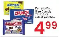 Albertsons Ferrero Fun Size Candy offer
