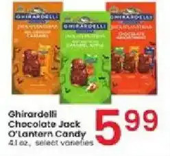 Albertsons Ghirardelli Chocolate Jack O'Lantern Candy offer