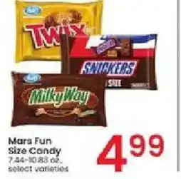 Albertsons Mars Fun Size Candy offer