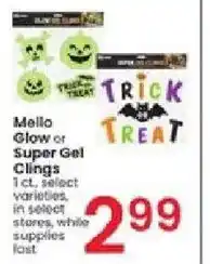 Albertsons Mello Glow or Super Gel Clings offer