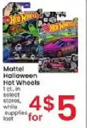 Albertsons Mattel Halloween Hot Wheels offer
