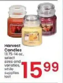 Albertsons Harvest Candles offer